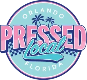 Pressed Local Orlando Florida logo badge